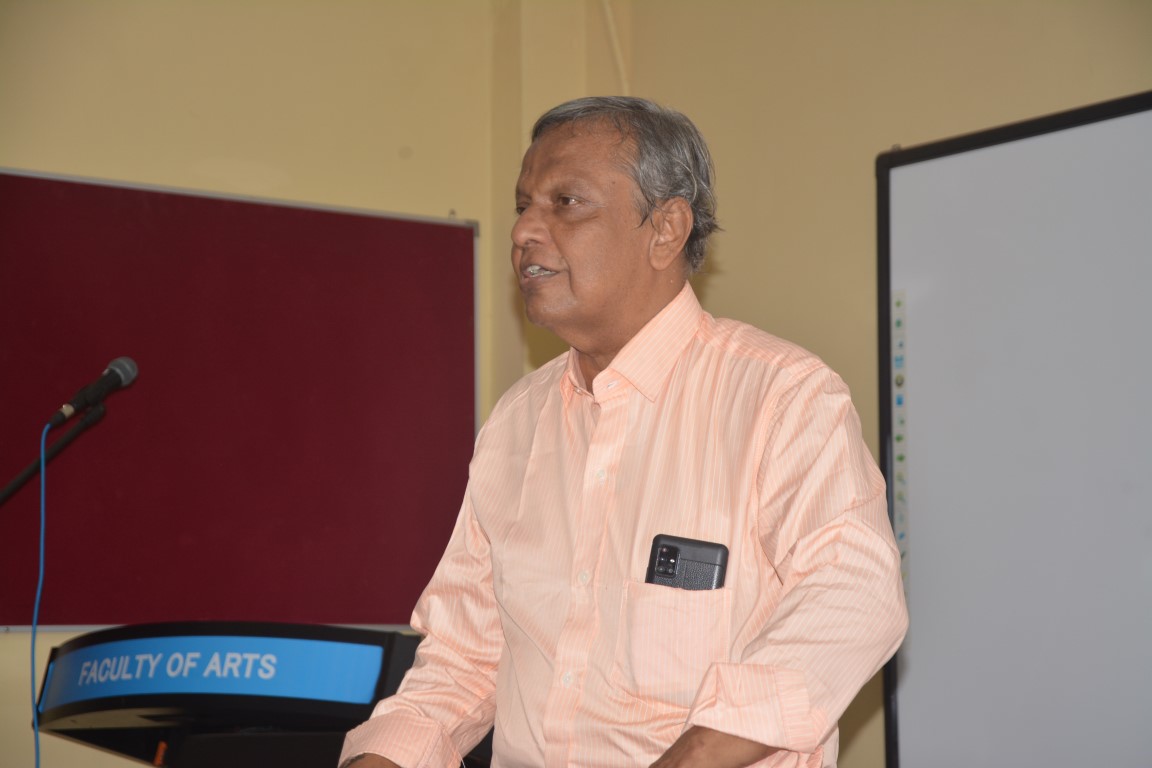 Read more about the article Sharing Session on “Philosophy and Real Life” – Prof.N.Gnanakumaran